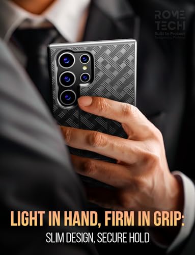 Designed for Samsung Galaxy S23 Ultra Case with Belt Clip Holster | Rugged Holster & Protective Phone Case Combo with Anti-Slip Texture - Black - color: Black Lines
