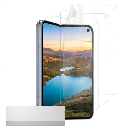 3 Pack for Samsung Galaxy Z Fold 4 Screen Protector [Not Glass], Anti-Scratch, Compatible Fingerprint, Full Adhesive Flexible Film for Samsung Galaxy Z Fold 4 - size: for Samsung Galaxy Z Fold 4