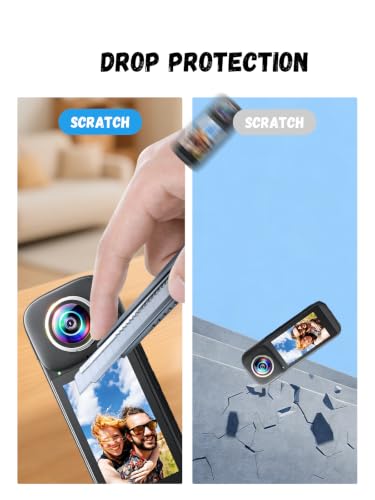 [2 Pack] for PanoX V3 Action Camera Hydrogel Film Screen Protector. Self-Healing Anti-Scratch Bubble Free Easy Installation.