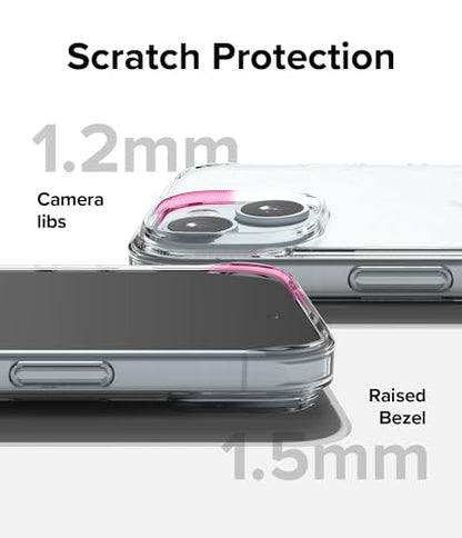 Ringke for iPhone 15 Case [Fusion Matte Clear] | Oil & Dirt Resistant, Anti-Fingerprint Technology Prevents Oily Smudges, Frosted Coating Feels Velvety Soft - size: iPhone 15
