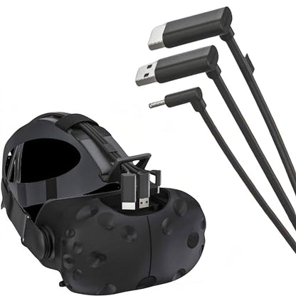 Skywin 3 in 1 Flat HTC Vive Compatible Cable - 5 Meters / 16 Feet - Black - size: 5 Meter, style: Flat