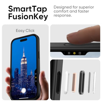 FLOLAB Surtect Tri-Fusion Magnetic for iPhone 17 Case Protective Slim Design Magsafe Compatible Military Grade - Black Matte Translucent - color: Black Matte Translucent, size: iPhone 17