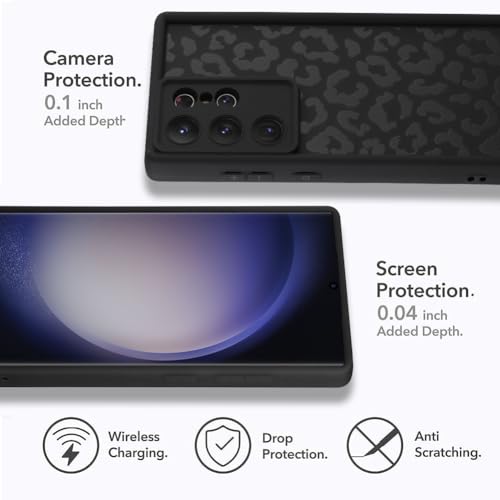 Compatible with Samsung Galaxy S23 Ultra Case, Black - color: Black, size: Samsung Galaxy S23 Ultra