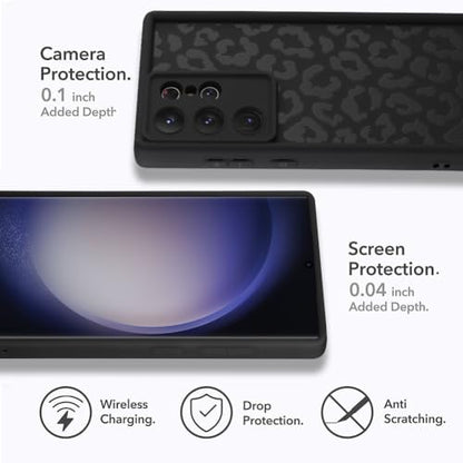 Compatible with Samsung Galaxy S23 Ultra Case, Black - color: Black, size: Samsung Galaxy S23 Ultra