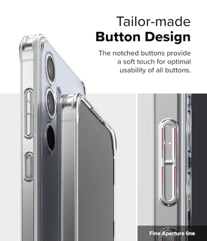 Ringke for Samsung Galaxy S24 FE Case [Fusion Matte Clear] | Oil & Dirt Resistant, Anti-Fingerprint Technology Prevents Oily Smudges, Frosted Coating Feels Velvety Soft - size: Galaxy S24 FE