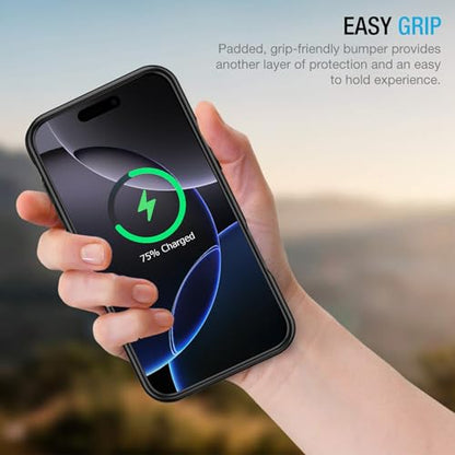 Battery Case for iPhone 16 Pro, 10000mAh Portable Protective Wireless Charging Case Support Carplay Compatible with iPhone 16 Pro (6.3 inch) Rechargeable Extended Battery Charger Case (Black) - size: iPhone 16 Pro