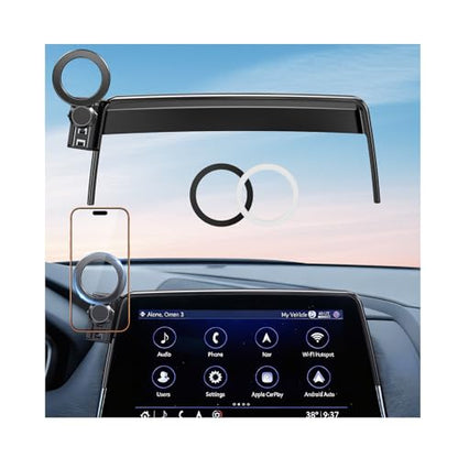 Car Phone Holder for Cadillac CT5 2024 2023 2022 2021 2020 (Only for 10-Inch Screen) 360° Rotation Magnetic Cell Phone Mount, Compatible with Magsafe, Does Not Affect Air Vent - size: Fit for 2020-2024 CT5, 10-Inch