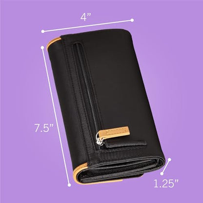 Nautica womens The Perfect Carry All Money Manager Wallet Organizer with RFID Blocking Wallet | The Perfect Carry All - color: Americana