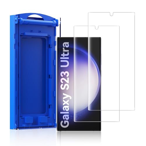 2 Pack Screen Protector Install kit for Samsung Galaxy S23 Ultra 6.8 Inch - color: Galaxy S23 Ultra Transparent