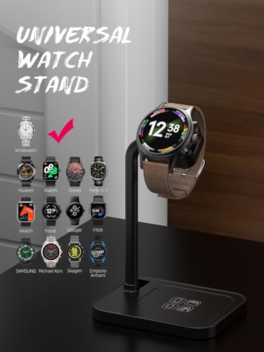 Universal Smart Watch Dock,Adjustable Telescopic Charging Stand - color: Black Universal Watch Bracket