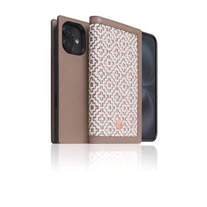 SLG D5 Edition British Fabric Wallet Case for iPhone 16 - [2-in-1] Handcrafted Detachable Diary Style with Magnetic MagSafe Back Cover, Gift Box Included (Sandy Taupe) - color: [D5 Edition] Sandy Taupe, size: iPhone 16