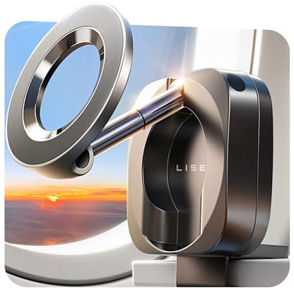 LISEN Airplane Travel Essentials for Flying Airplane Phone Holder for Desk - color: Black