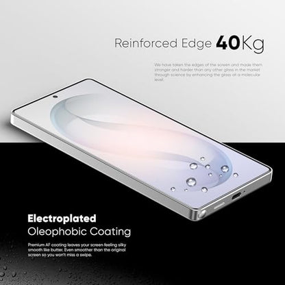 FLOLAB NanoArmour ONETIME PRO for Samsung Galaxy S26 Ultra Screen Protector Anti Reflective Tempered Glass, Edge to Edge, Fingerprint ID Compatible, Dust Free, Easy to Install - size: S26 Ultra