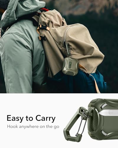 ESR for AirPods 5/4 Case, Compatible with MagSafe, Army Green - color: Army Green, size: AirPods 5&4 Case