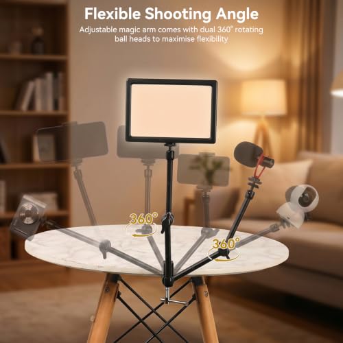 UTEBIT 20" Magic Arm Clamp, Overhead Action Camera Mount Holder Stand - size: 20 inch