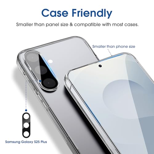 amFilm OneTouch for Samsung Galaxy S25+ Plus Screen Protector TemperedGlass - size: S25P-6.7"