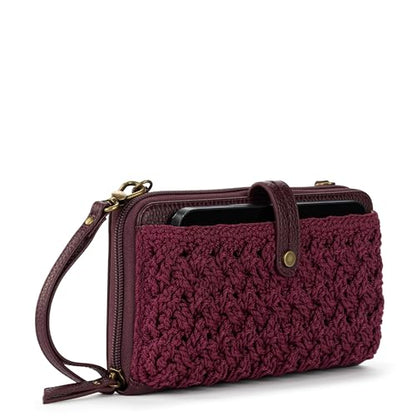 The Sak Iris Smartphone Crossbody Purse - Small Women's Cellphone Bag & Wallet For Everyday- Convertible Wristlet With Zipper | Fits Most Smartphones, Card Slots & Zip Pocket, Detachable Wristlet & Crossbody Straps, Hands-Free for Travel & Errands - color