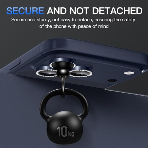 Suoman for iPhone 17 Pro/Pro Max Camera Lens Protector-Dark Blue - color: Diamonds-Dark Blue