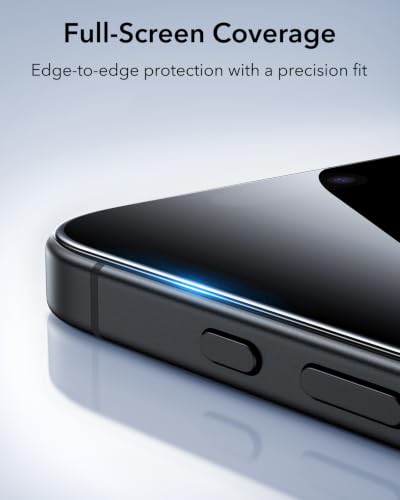 ESR 3 Pack for iPhone 16/15 Privacy Screen Protector, Classic - size: iPhone 16/15 6.1 inch