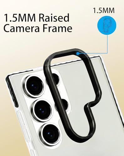 Crystal Clear for Samsung Galaxy S26 Ultra 6.8-Inch, Non-Yellowing,Drop Protection,Anti-Scratch Transparent Hard Back Phone Cover - color: Clear, size: Samsung Galaxy S26 Ultra