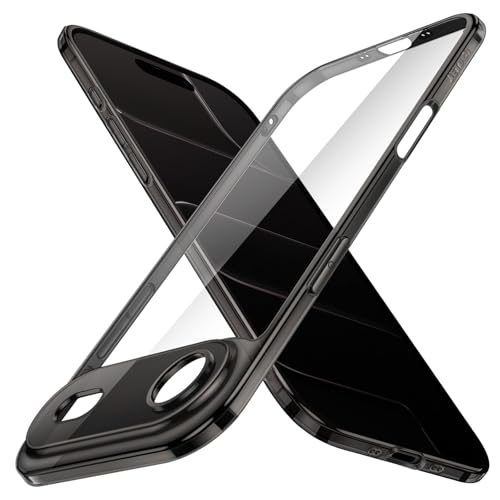 JETech Slim Case for iPhone Air with Camera Lens Full Protection, Ultra-Thin Lightweight Clear Minimalist Protective Phone Cover, 6.5-Inch Display (Black) - color: Black, size: iPhone Air
