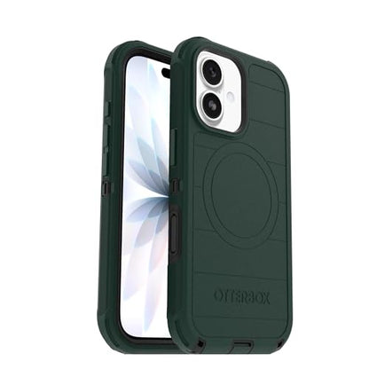 OtterBox iPhone 17 (Only) - Defender Series Case - Roasted Cashew Mist (Green & Black) - Snaps on MagSafe - Tough - Rugged & Durable - color: Roasted Cashew Mist (Green & Black), style: iPhone 17