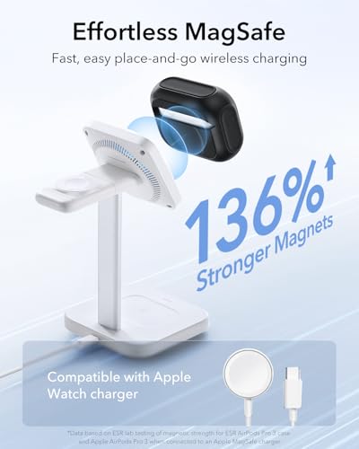 ESR for AirPods Pro 3 Case, Compatible with MagSafes, Black - color: Black, size: AirPods Pro 3 Case
