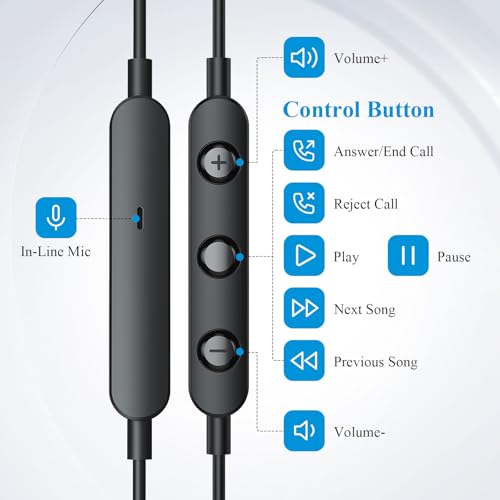 ACANDYA MFi-Certified Lighting Earbuds for iPhone 14 13 12 11 Pro Max Black - color: Black