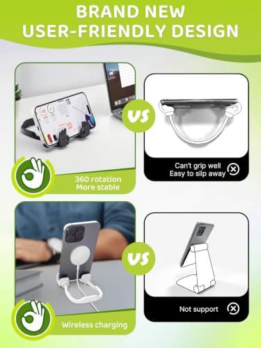 Christmas Stocking Stuffers for Teens Boys Kids Men Women Cell Phone Stand - color: Black & White