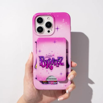 VELVET CAVIAR compatible with MagSafe Wallet - Magnetic Card Holder Wallet for iPhone 12/13/14/15 (Bratz Airbrush Angelz) - color: Bratz Airbrush Angelz