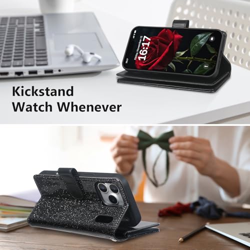 Varikke Wallet Case for iPhone 17 Pro Compatible with Magsafe, Black - color: (Compatible with MagSafe) Black, size: iPhone 17 Pro 6.3"