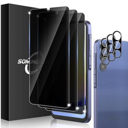 3+3 for Samsung Galaxy A25 5G Privacy Screen Protector Camera Protector - size: Galaxy A25 Privacy