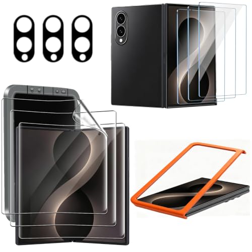 Ferilinso Screen Protector for Samsung Galaxy Z Fold 8, Tempered Glass Back - size: Samsung Z Fold 8 7.6IN