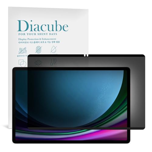 Magnetic & Nano Adsorption 360° 4-Way Privacy Screen Protector for Samsung Galaxy Tab S8 Plus/S7 Plus/S7 FE 12.4 inch | Detachable, Anti-Spy, Anti-Fingerprint | Works in Both Landscape & Portrait Modes - size: Galaxy Tab S8+/S7+/S7 FE 12.4 inch