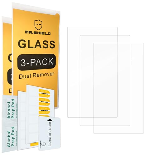 Mr.Shield 3-Pack Tempered Glass Screen Protector for Ayn Odin 2 Mini | Japan Glass with 9H Hardness