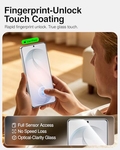 SMARTDEVIL 3 Pack HD Clear Screen Protector for Samsung Galaxy S26 | Ultrasonic Fingerprint Sensor Compatible, Anti-Shatter 9H Tempered Glass, SmartPull Box Bubble-Free Easy Install - size: S26 6.7 inches