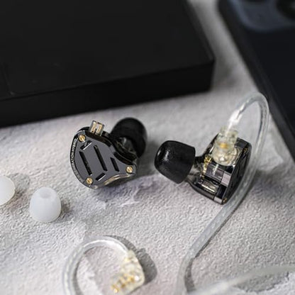 Linsoul KZ ZS10 PRO 2 1DD+4BA Hybrid in Ear Monitor IEM HiFi Wired Earbuds - size: With Mic