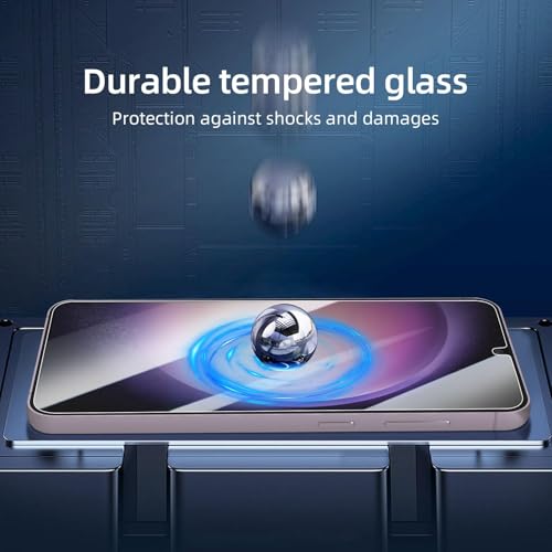 NEW'C for Samsung Galaxy S24+ (S24 Plus) 5G Screen Protector Tempered Glass - size: S24+ 6.7 inches
