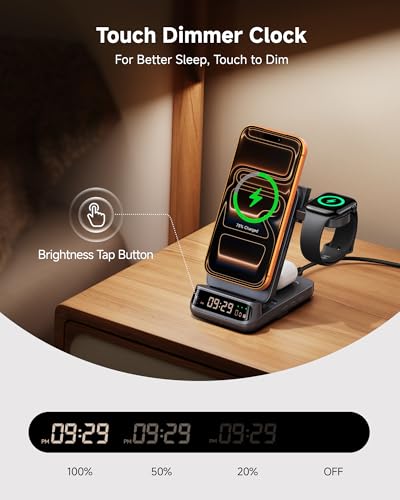 25W 3 in 1 MagSafe Charger Stand for iPhone 18/Duo, Apple Watch, AirPods