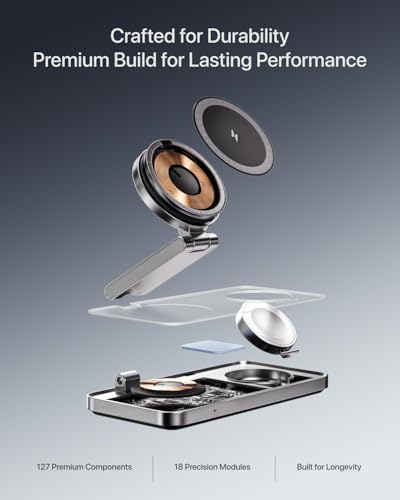 3 in 1 Wireless Charging Station with Qi2 Magnetic Charger for iPhone 16 Pro/16/16 Pro Max, for Apple Watch 9/Ultra 2/SE/8/7/6/5/4/3/2, for AirPods Pro/Pro 2/3 (Black) - color: Black