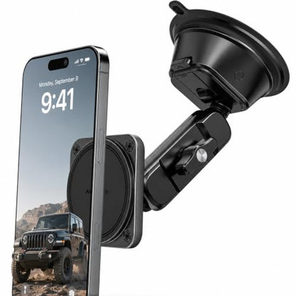 APPS2Car Heavy-Duty Vacuum Suction Phone Mount for Car Windshield Dashboard