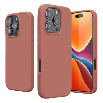 kwmobile Case Compatible with Apple iPhone 16 Pro Case - TPU Silicone Phone Cover with Soft Finish - Winter Rose - color: Winter Rose, size: iPhone 16 Pro
