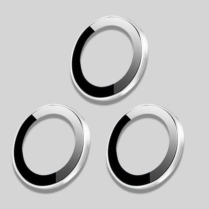 Camera Protector Metal Ring for iPhone 16 Pro/iPhone 16 Pro Max HD Tempered Glass Individual Lens Protective Cover, Clear - color: Transparent