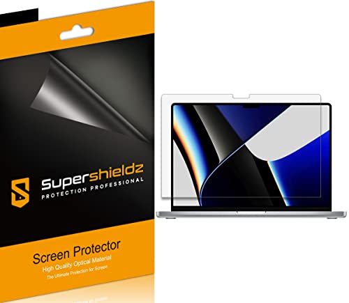 Supershieldz (3 Pack) Anti-Glare (Matte) Screen Protector Designed for MacBook Pro 16 inch (M5, M4, M3, M2, M1, Pro/Max) [2021-2026 Release]