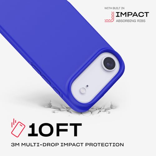 Tech21 EvoLite Case for iPhone 17 Air – Lunar | Slim Protective Case | Impact Protection | Wireless Charging Compatible - color: Blue, size: iPhone 17 Air