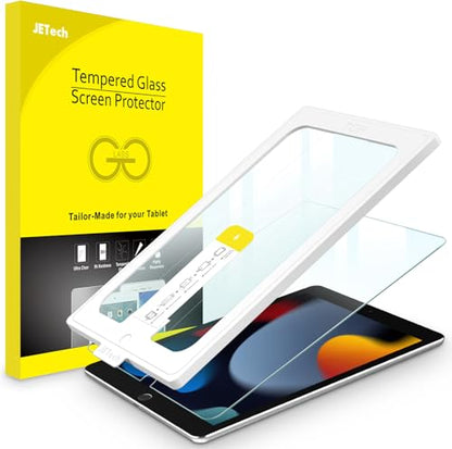 JETech One Touch Screen Protector for iPad 9th/8th/7th Gen 10.2", 1-Pack - size: iPad9/8/7