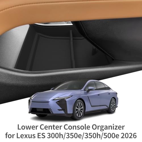 SMABEE Lower Center Console Organizer for ES 350e/350h/500e 2026 - size: Lower Center Console Organizer