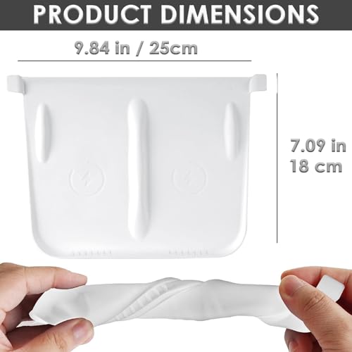 Center Console Wireless Charging Mat Compatible with Tesla Model Y 3 2024 2023 2022 2021Accessories Interior Pad Non-Slip Mat Upgrade Protection Trim Pads Dashboard Decoration Cover Gen 2 (White)