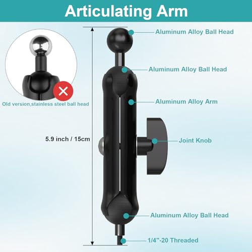 Under Cabinet Tablet Mount, Kitchen Tablet Holder iPad Mount for Desk/Table/Board/Chair,Compatible with 4.7~12.9" iPad/Nexus/LG G Pads/e-Reader/Switch/iPhone,360° Adjustable Aluminum Alloy Arm Stand - style: Tablet Mount