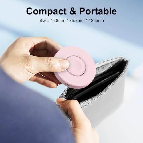 Upgraded for Apple Watch Charger, Foldable Travel Fast Charging Dock - color: Pink, size: USB A